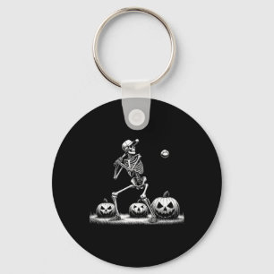 Llavero Jugador de béisbol esqueleto Halloween Hombres Muj