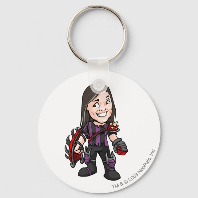 Llavero Jugador de Ciudadela de Ziggytron Darigan (Anverso)