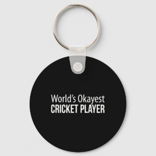 Llavero Jugador de cricket más o menos del mundo -