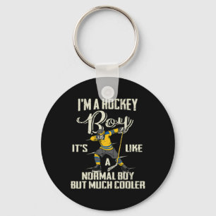 Llavero Jugador de Dabbing de Hockey Niños BZR