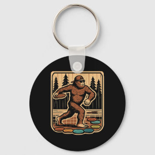 Llavero Jugador de Disco de Sasquatch Divertido Golf de Di