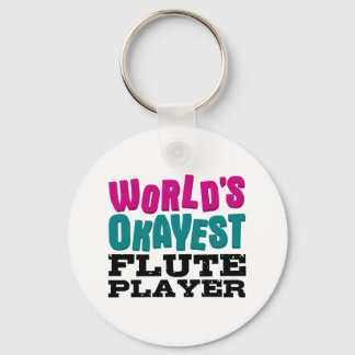 Llavero Jugador de flauta más Okayest del mundo