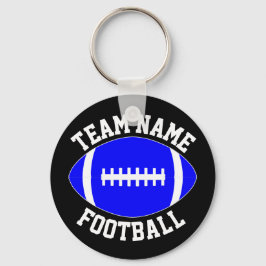 Llavero Jugador de fútbol azul/entrenador Personalizado no
