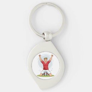 Llavero Jugador de fútbol hombre