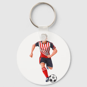 Llavero Jugador de fútbol hombre