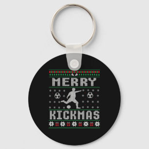 Llavero Jugador de fútbol Merry Kickmas Jersey feo de Navi
