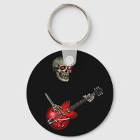 Jugador de guitarra de cráneo