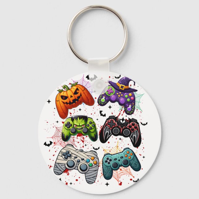 Llavero Jugador de Halloween (Anverso)