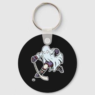 Llavero Jugador de Hockey Fantasma Deportes Espeluznantes