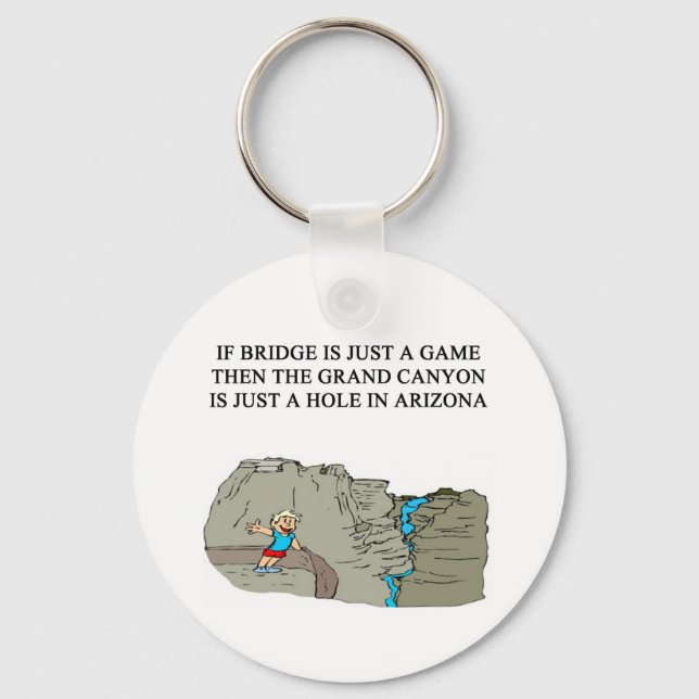 Llavero jugador de juego de puente duplicado (Anverso)