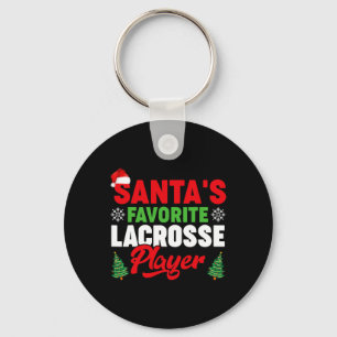 Llavero Jugador de Lacrosse favorito de Santa María