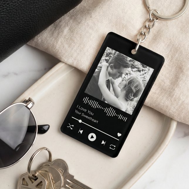 Llavero Jugador de música Parejas Boda Aniversario (Subido por el creador)