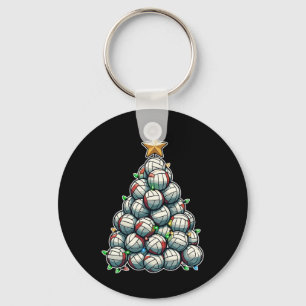 Llavero Jugador de Navidades divertidos del voleibol Santa