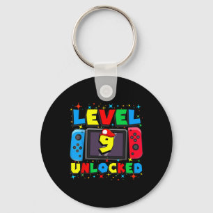 Llavero Jugador de nivel 9 desbloqueado Regalo de cumpleañ