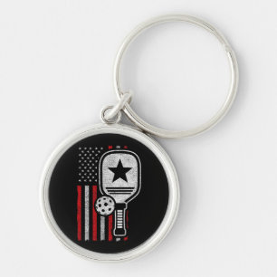 Llavero Jugador de pelota de futbol - Bandera Americana -