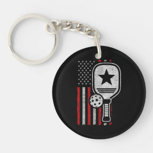 Llavero Jugador de pelota de futbol - Bandera Americana -