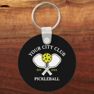 Llavero Jugador de Pickleball Club Team & Personalizado Pi