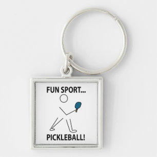 Llavero Jugador de Pickleball Deportes Diversión Deporte P