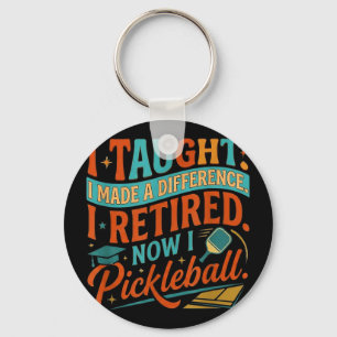 Llavero Jugador de pickleball educador retirado Unny 