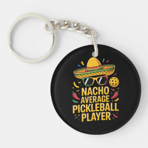 Llavero Jugador de Pickleball No Promedio