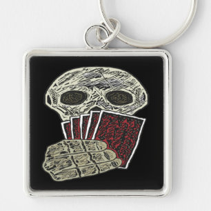 Llavero Jugador de póker