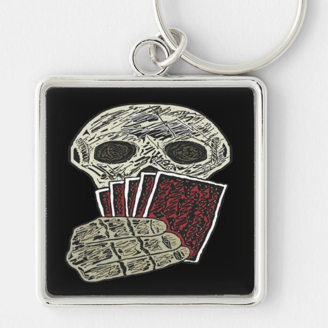 Llavero Jugador de póker (Frente)