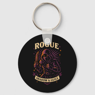 Llavero Jugador de Rpg Rogue D20 Dados Friki Geek Hombres