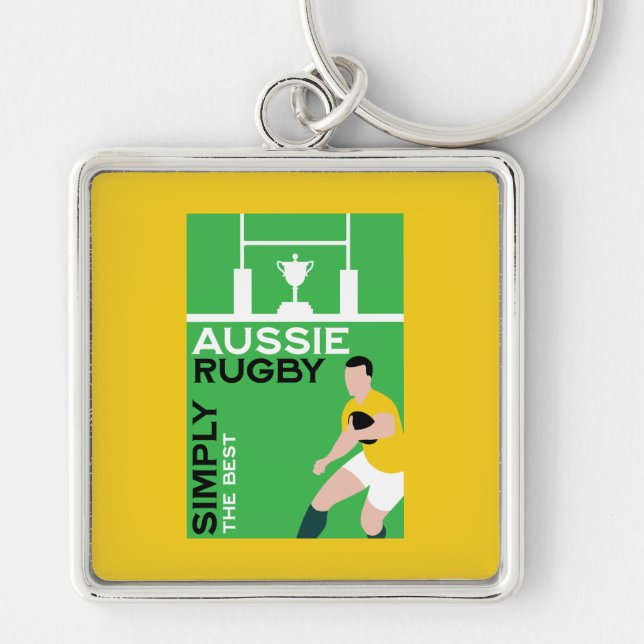 Llavero Jugador de Rugby de Australia (Frente)