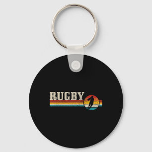 Llavero Jugador de Rugby Vintage Deporte Retro Hombres Chi
