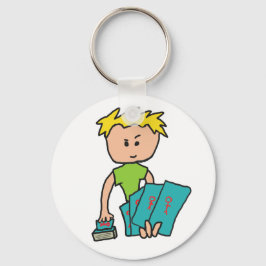 Llavero Jugador de tarjetas