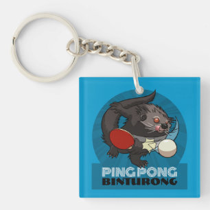Llavero Jugador de Tenis de Mesa Ping Pong Binturong Extra