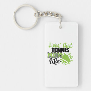 Llavero Jugador de tenis Livin That Tennis Mom Life