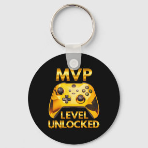 Llavero Jugador De Videojuegos Nivel Mvp Desbloqueado C Do