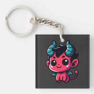 Llavero Jugador diablo rojo - Personalizado, personaje, ro