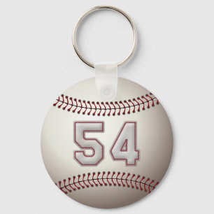 Llavero Jugador número 54 - puntadas frescas del béisbol