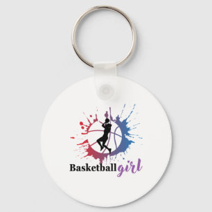Llavero jugadora de baloncesto