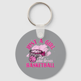Llavero Jugadora de Baloncesto Mujer Solo Una Chica Que Am