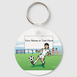 Llavero Jugadora de fútbol personalizada, joven - Personal