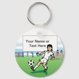 Llavero Jugadora de fútbol personalizada - Personalizado f