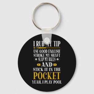Llavero Jugadores De Billiards Pool Funny Billiard I Rubo