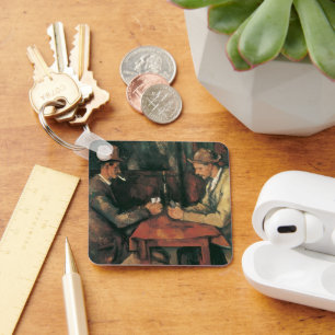 Llavero Jugadores de cartas de Paul Cezanne, Bella Artes d