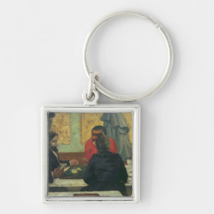 Llavero Jugadores de tarjeta, 1883