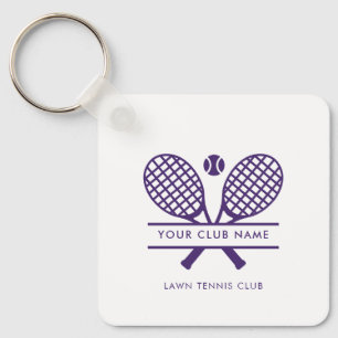 Llavero Jugadores de Tennis Team Purple Any Color Personal