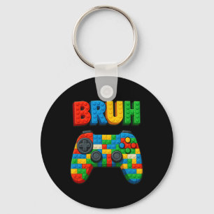 Llavero Jugar Bloques De Construcción Bruh Decir Chicos Ga