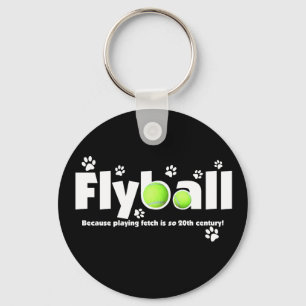 Llavero Jugar búsqueda es Flyball del siglo XX