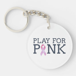 Llavero Jugar Para Concienciación Sobre El Cáncer De Mama 