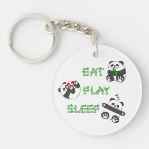 Llavero Jugar Sleep Cute Baby Panda Vida Cómoda