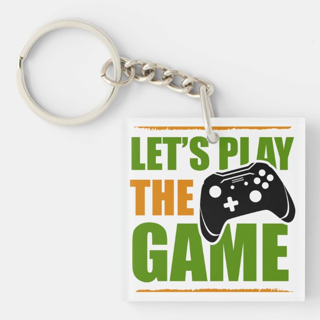 Llavero Juguemos al juego (Frente)