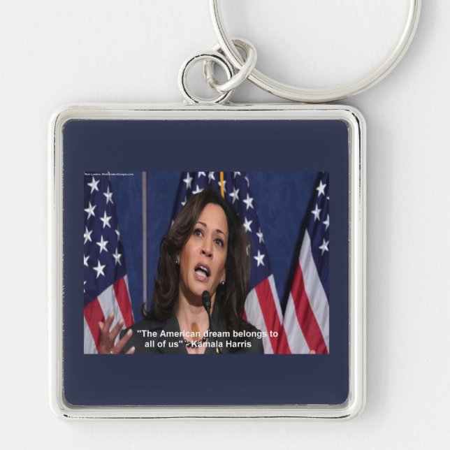Llavero Jumbo Premium de Kamala Harris (Frente)