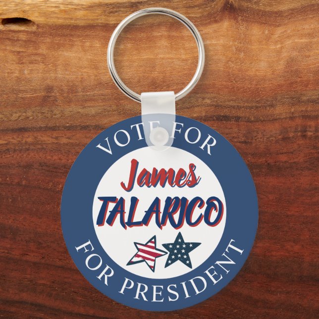 Llavero Jumbo-Sized Team James Talarico for President (Anverso)